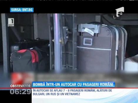 Bombă într-un autocar cu pasageri români