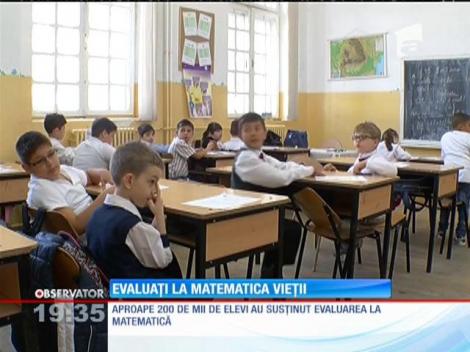 Elevii, evaluați la matematica vieții