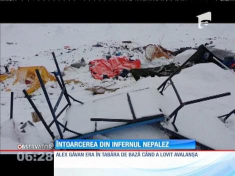 Alex Găvan a scăpat ca prin minune din avalanşa produsă pe Everest