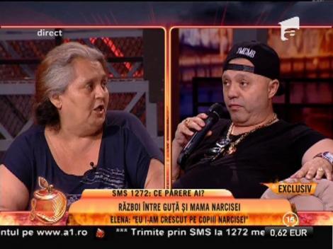 Mama Narcisei sare la gâtul lui Nicolae Guţă: "Eşti un om cu 50 de feţe!"