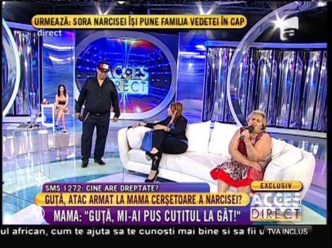 Nicolae Guță, gest nemaivăzut! Vezi aici ce a făcut manelistul, în direct, când s-a întâlnit cu soacra!