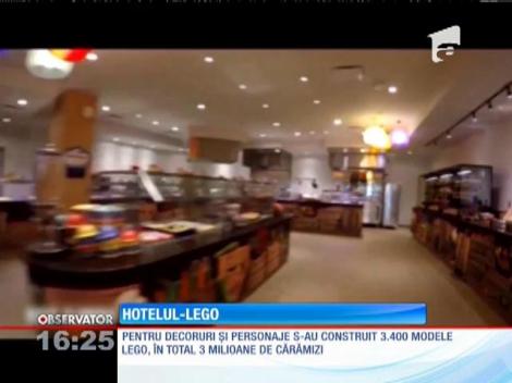 Hotel funcțional din cărămizi Lego