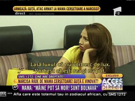 Narcisa Guță râde de propria mamă, care cerșește pentru a avea ce mânca!