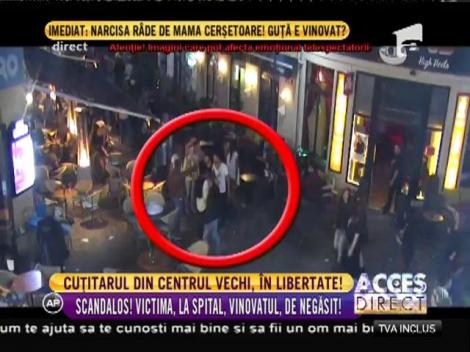 Cuțitarul din Centrul Vechi, în libertate!
