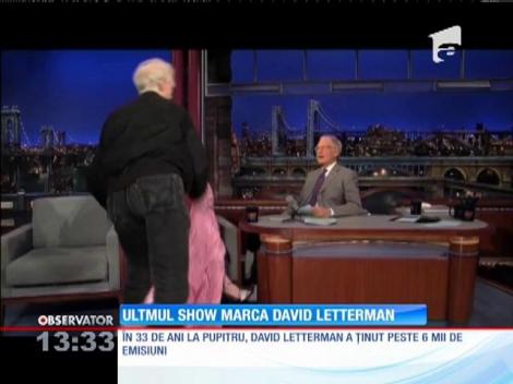 Ultimul show marca David Letterman