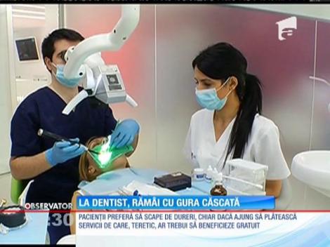 Serviciile stomatologice decontate de stat sunt doar pe hârtie
