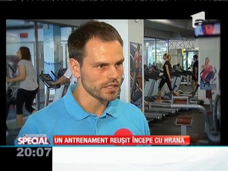 SPECIAL! Un antrenament reuşit &icirc;ncepe cu hrana