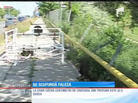 Alunecare de teren în Galați