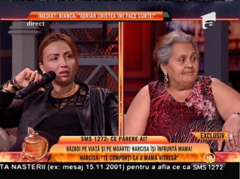 Narcisa, faţă în faţă cu mama ei: "Vrea să o sponsorizez"