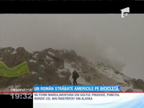 Un român străbate Americile pe bicicletă