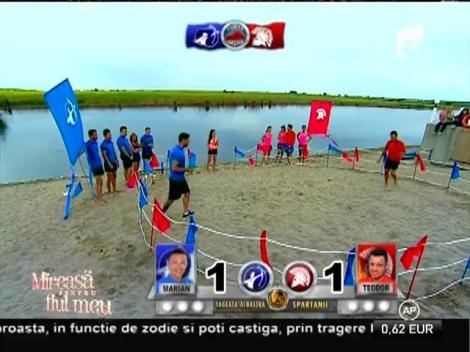 Spartanii au câștigat o nouă confruntare în lupta pentru mașină!