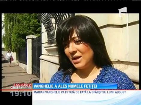 Vanghelie a ales numele fetiței