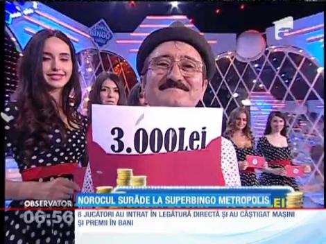 Norocul surâde la SuperBingo Metropolis