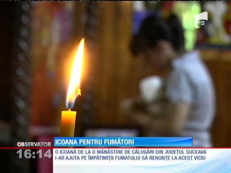 O icoană îi ajută pe fumători să renunţe la fumat