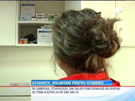 În campusul studenţesc din Galaţi funcţionează un centru de prim-ajutor 24 de ore din 24