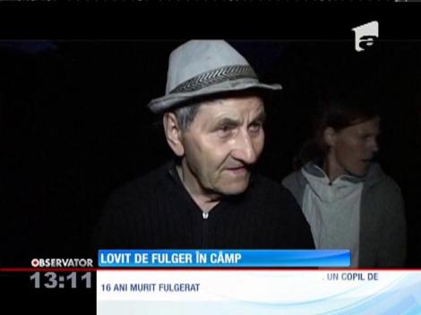 Un băiat de 15 ani din Bistriţa-Năsăud, lovit mortal de un fulger