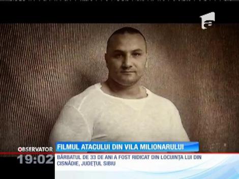Filmul atacului din vila familiei milionarilor din Pitești. Femeia lovită a ieșit din comă