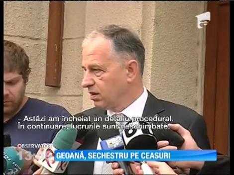 Mircea Geoană, sechestru pe ceasuri