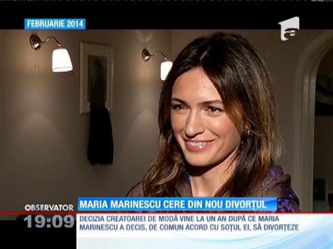 Creatoarea de modă Maria Marinescu cere din nou divorțul!