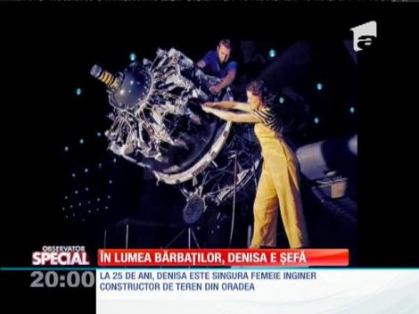 SPECIAL! Denisa e șefă &icirc;n lumea bărbaților