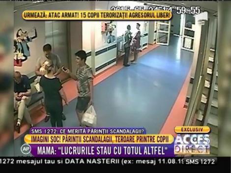 Noi imagini cu părinții scandalagi surprinse în spital!