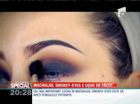 SPECIAL! Machiajul smokey-eyes e uşor de făcut