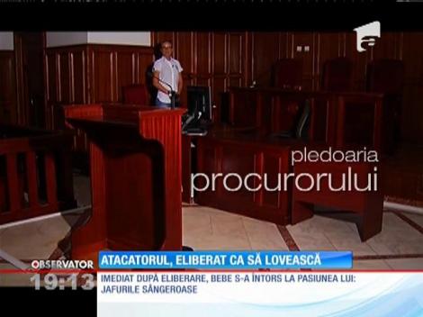 Atacatorul din Piteşti, eliberat ca să lovească