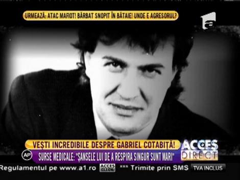 Ultimele veşti despre starea lui Gabriel Cotabiţă! Declaraţii uimitoare: "Şansele lui sunt... "