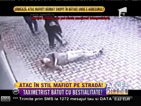 Un taximetrist a fost bătut cu bestialitate, în plina stradă!