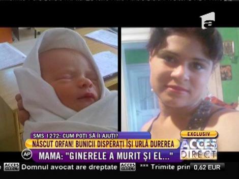 Caz dramatic! Un bebeluș a rămas orfan după ce mama lui a murit la naștere