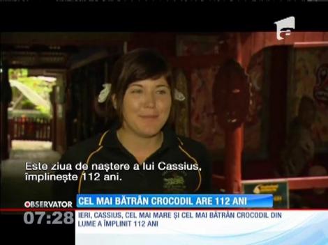 Cel mai bătrân crocodil are 112 ani