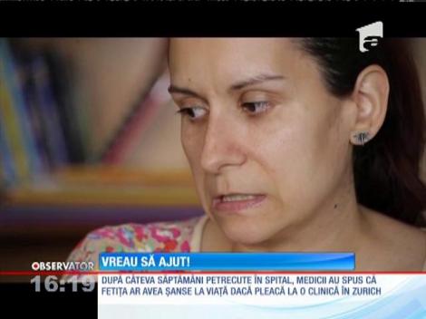 Vreau să ajut! Vivienne se luptă cu o afecțiune necunoscută