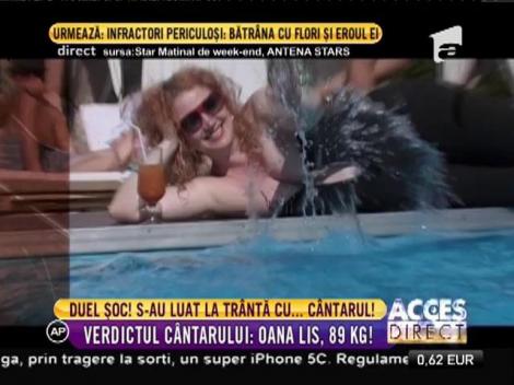 Duel Şoc! Oana şi Viorel Lis s-au duelat în kilograme!