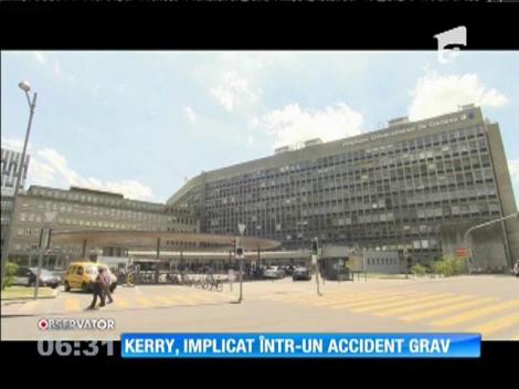 John Kerry, implicat într-un accident grav