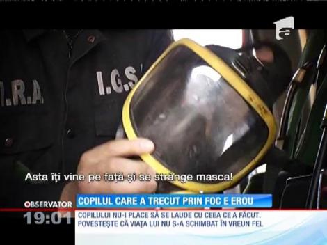 Adrian Mate, eroul de 11 ani, premiat de ministrul de Interne