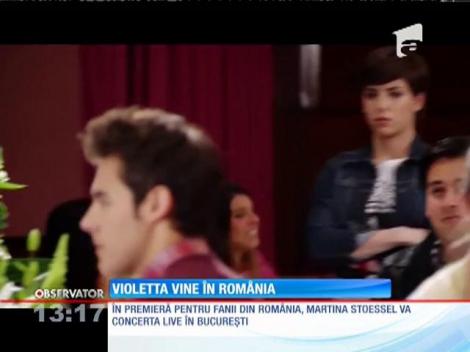 Violetta vine în România