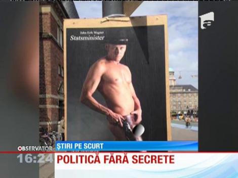 Un politician danez a ales o modalitate şocantă de a se afişa în posterele electorale