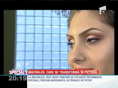 SPECIAL! Machiajul care se transformă în pictură