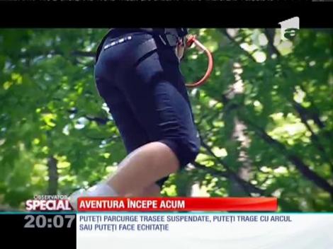 SPECIAL! Parcul de aventură de lângă Baloteşti