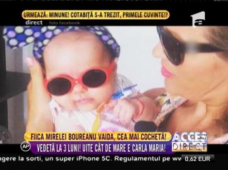Mirela Boureanu Vaida este o mămică fericită
