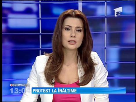 Protest la înălţime