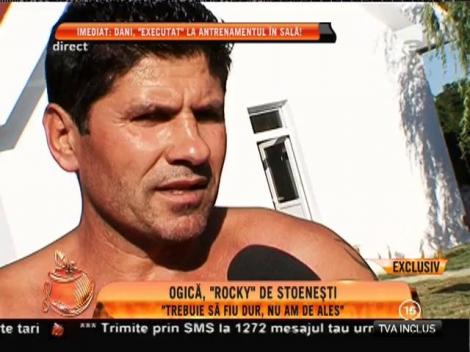 Stelian Ogică vrea să devină ”Rocky” de Stoenești! Vezi aici cum se antrenează pentru marele meci