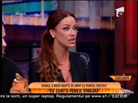 Bianca Drăgușanu: ”Sunt o femeie singură”