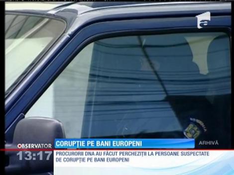 Corupţie pe bani europeni