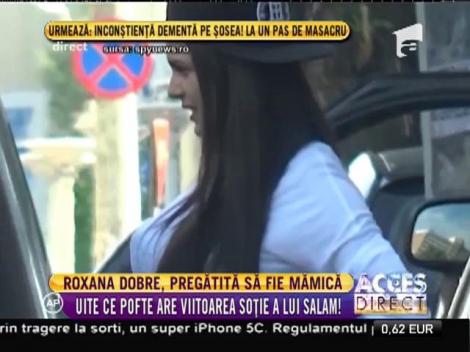 Roxana Dobre, cea mai sexy graviduţă! Uite ce pofte are iubita lui Florin Salam