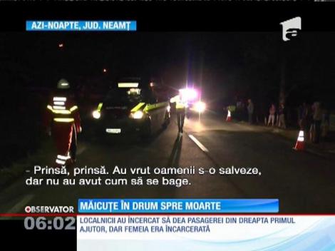 O măicuță și-a pierdut viața într-un accident rutier