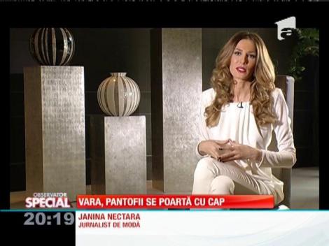 SPECIAL! Vara, pantofii se poartă cu cap