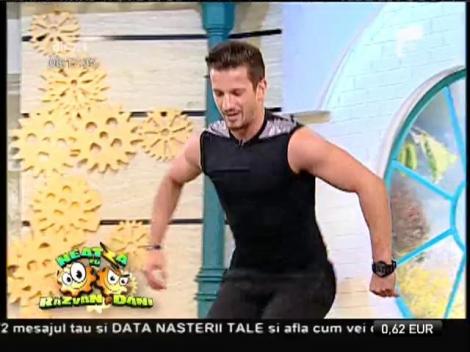 Fitness la Neatza! Antrenament în parteneriat, cu Florin Neby și "sexy" Anne