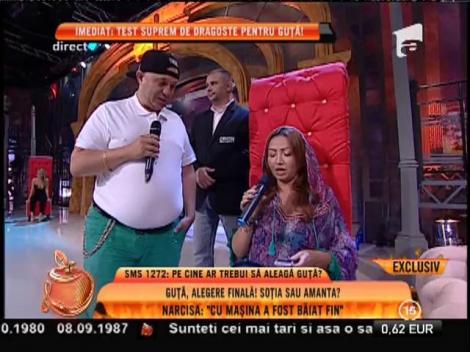 Narcisa: ”Copilul meu e gelos pe amanta lui Guță”