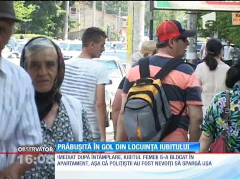 O tânără din Bacău a căzut de la etajul patru al unui bloc şi este în stare foarte gravă